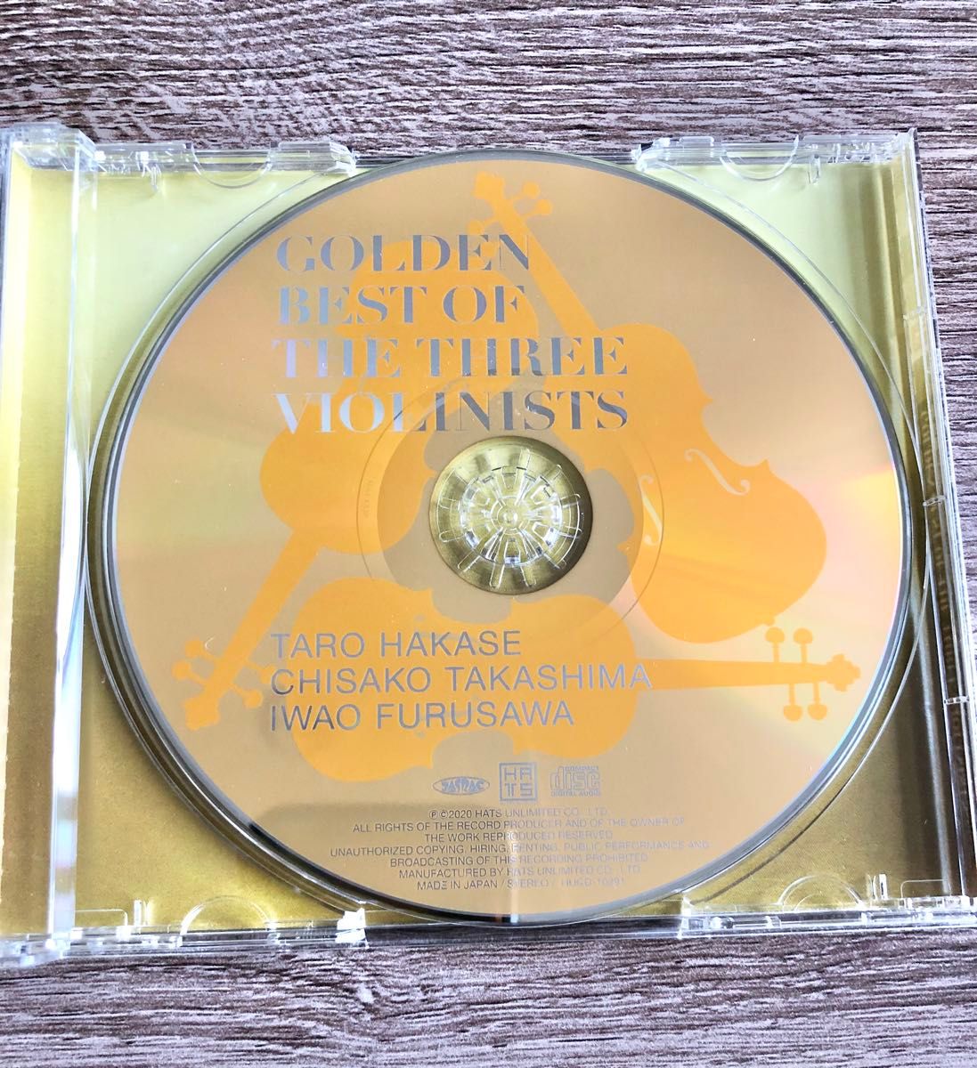 GOLDEN BEST OF THE THREE VIOLINISTS葉加瀬太郎 、 高嶋ちさ子 、 古澤巖 CD