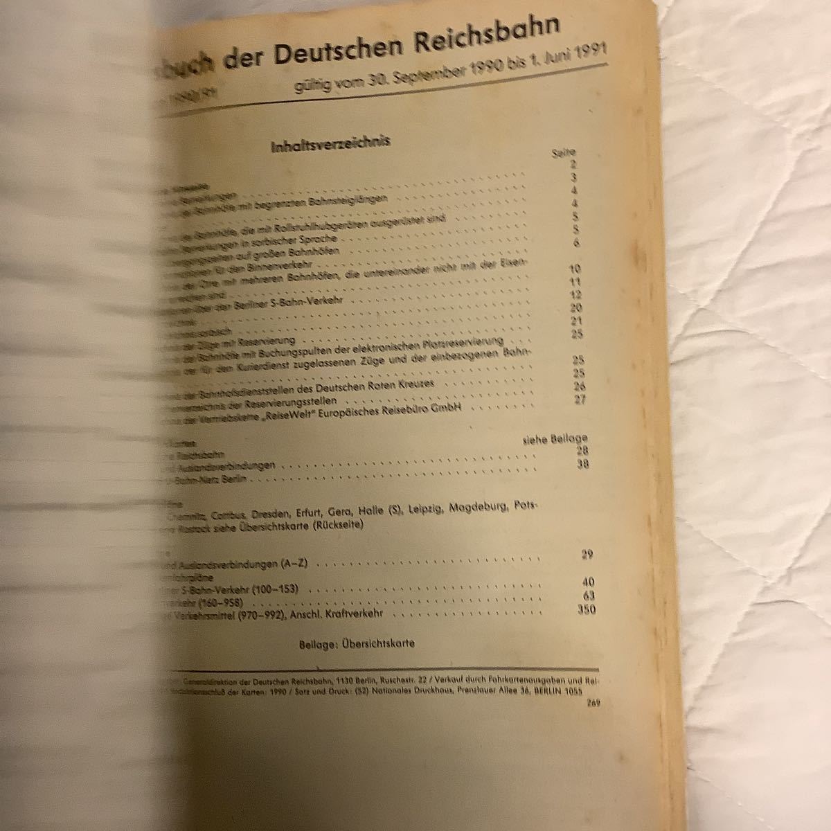 《S2》ドイツDB時刻表　KURSBUCH Winter 1990 / 91 _画像7