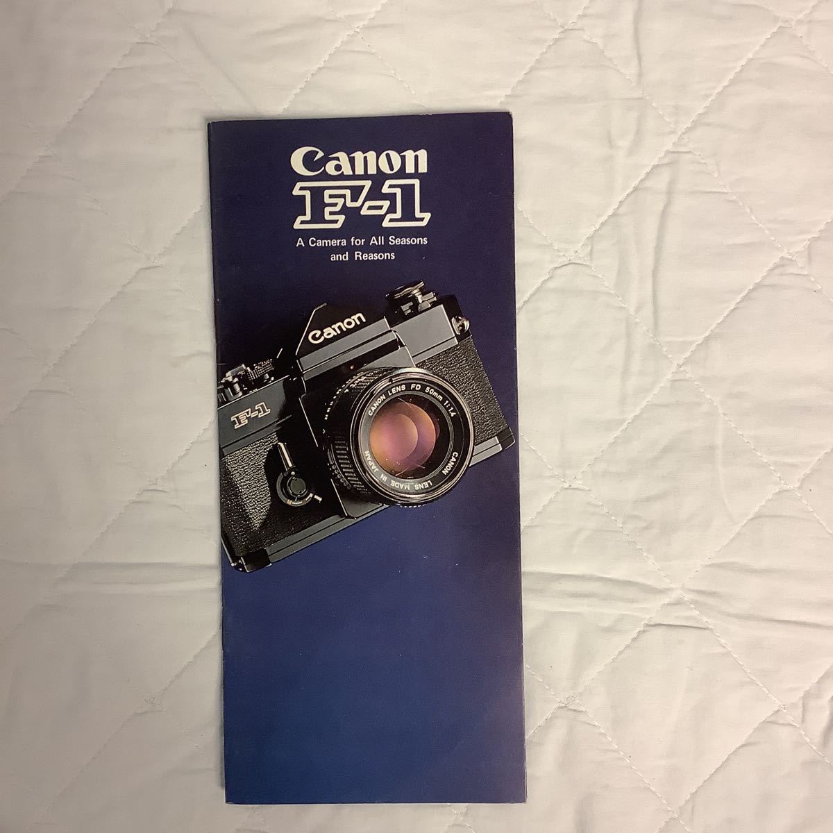 Canon Canon camera catalog 3 point F-1 AL-1 AE-1 program catalog 