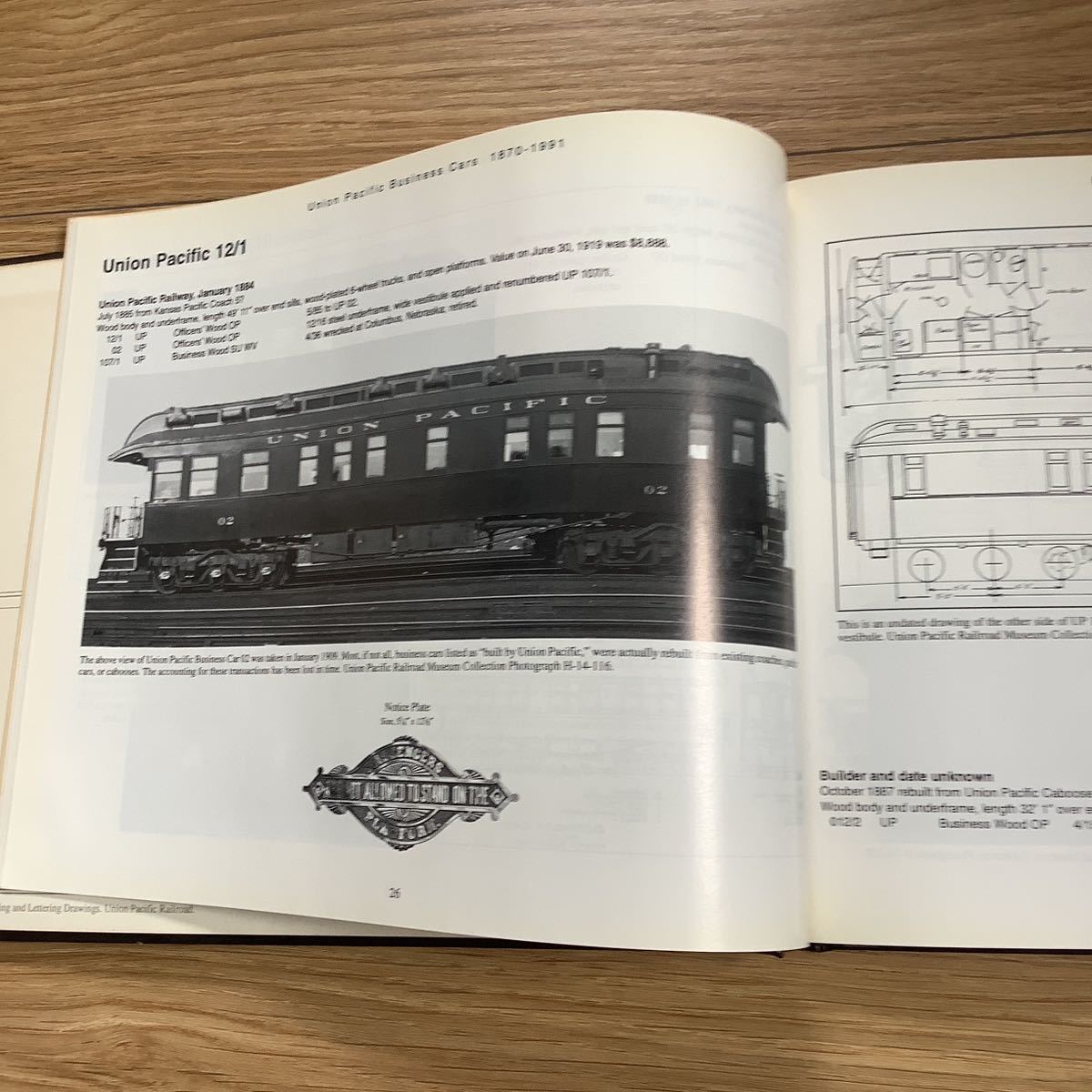 《S3》洋書　ユニオン・パシフィックの商用車両　UNION PACIFIC / BUSINESS CARS 1870-1991　　_画像5