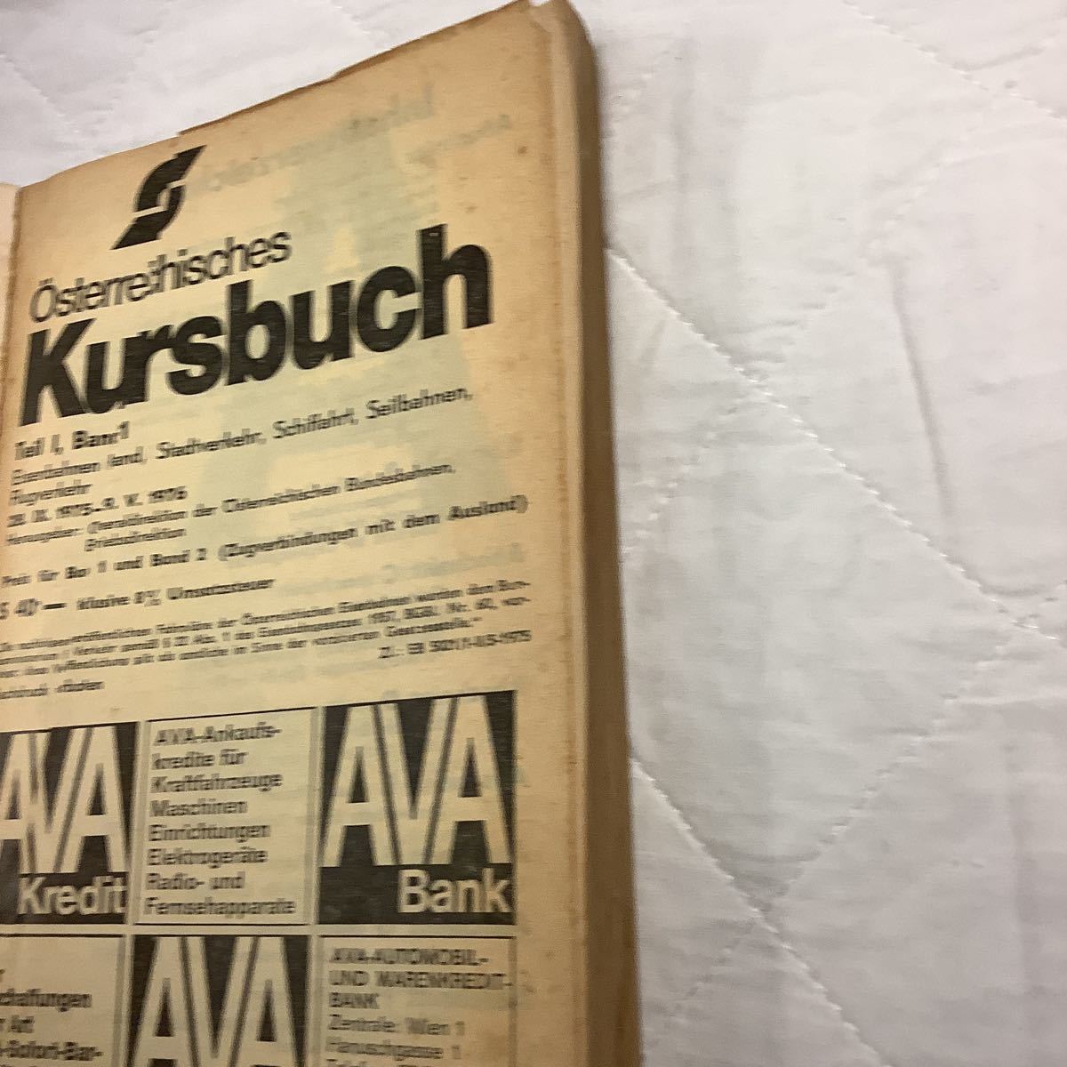 《S2》オーストリアの時刻表　1975−76 Inland sterreichische Kursbuch_画像5