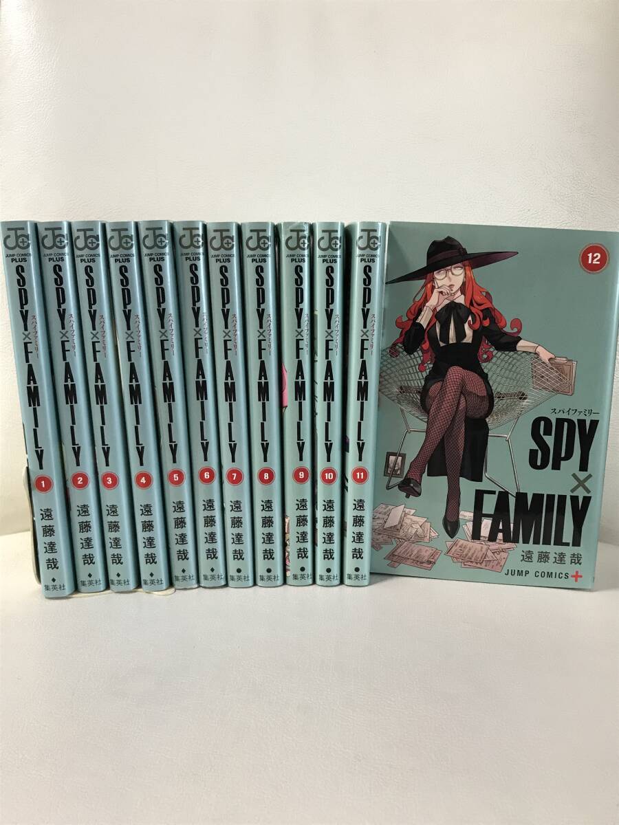 レンタルUP　SPY×FAMILY　1-12巻セット　既刊全巻コミックセット　アニメ化作品　スパイファミリー　遠藤達哉　最新刊13巻は3/4発売予定_画像1