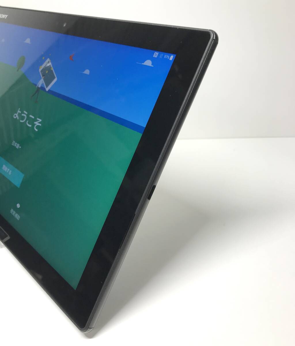 中古良品 SONY Xperia Z4 Tablet docomo SO-05G ブラック SIMロック解除済 10.1インチ バッテリー良好
