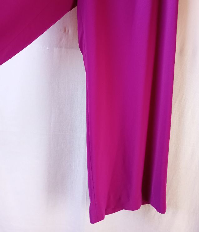 INDIVI Indivi tuck ввод талия резина полиэстер широкий брюки легкий брюки размер 38 розовый витамин цвет 
