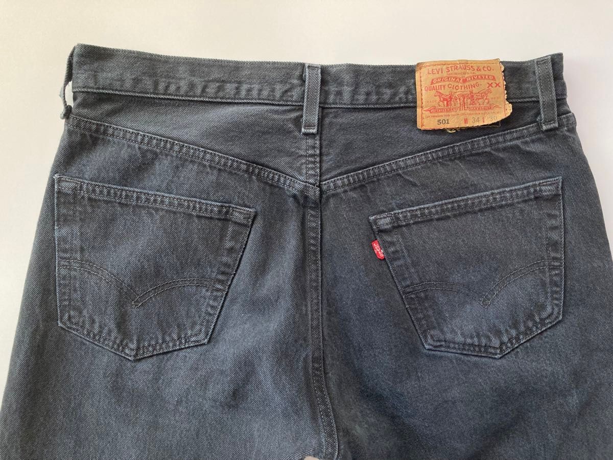 Levi's 90s後染め 米国製 501 ブラックデニム W34L30|Yahoo Levi's 90s後染め 米国製 501 ブラックデニム W34L30|Yahoo