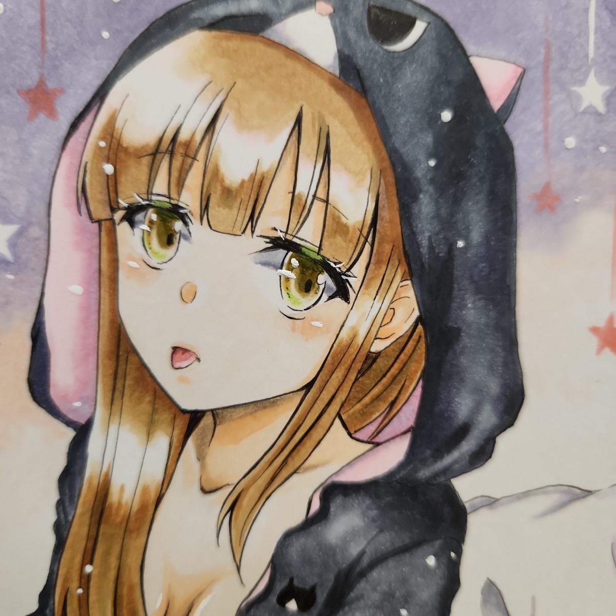 驚きの価格が実現! Yahoo!オークション - 手描きイラスト 女の子 オリジナル イラスト