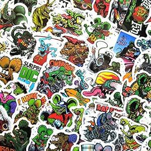 Rat Fink ラットフィンク ステッカー 50枚セット PVC 防水 シール スーツケース MacBook [並行輸入品]_画像2