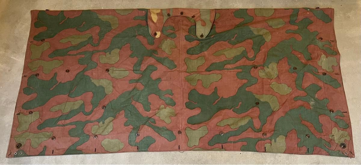 実物 イタリア軍幕 サンマルコ迷彩 ポンチョ テント ミリタリー 実物 イタリア軍幕 サンマルコ迷彩 ポンチョ テント ミリタリー