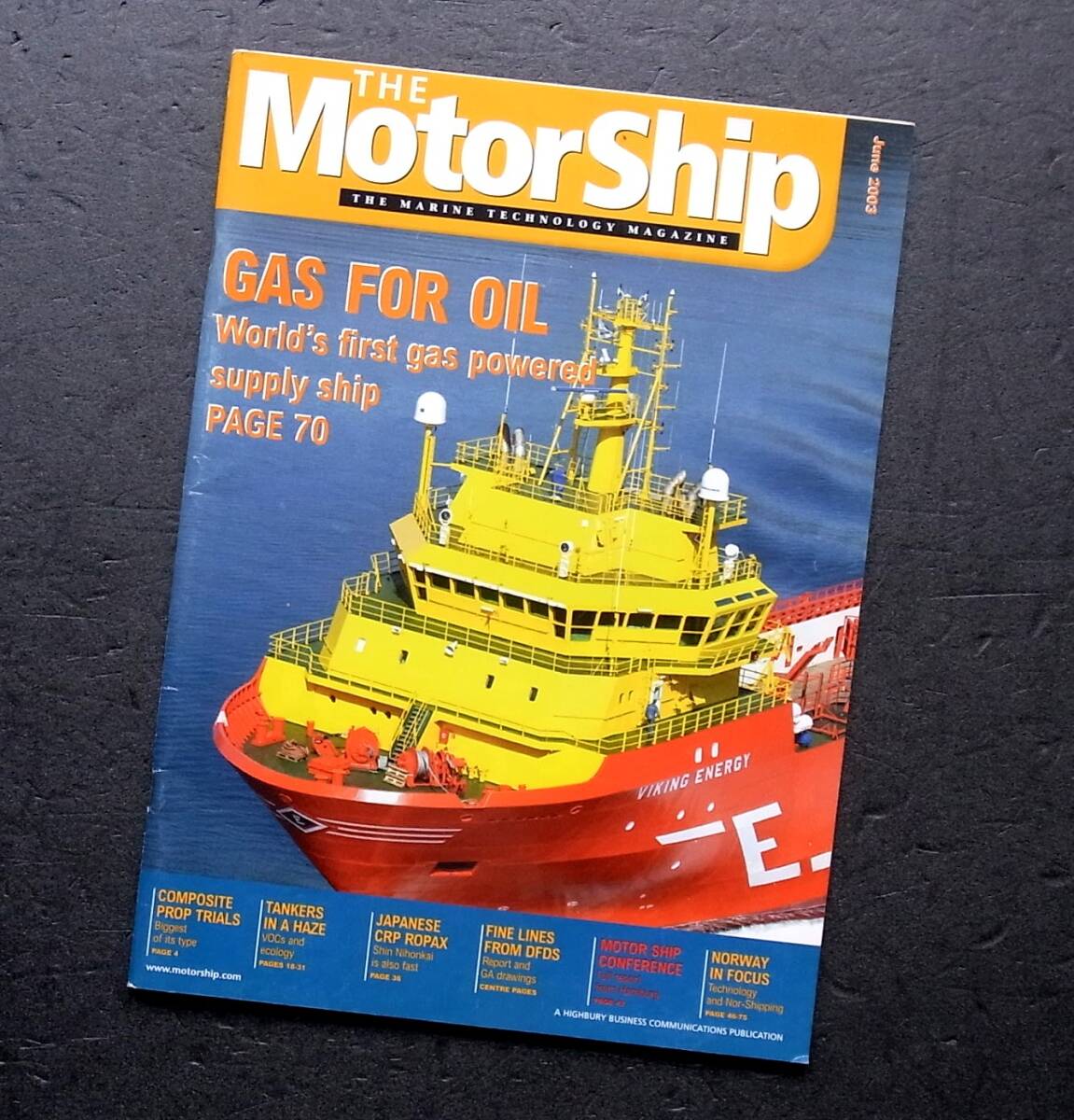  Британия судно технология журнал The MotorShip 995 номер 