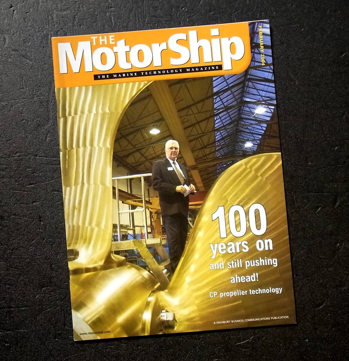  Британия судно технология журнал The MotorShip 1003 номер 