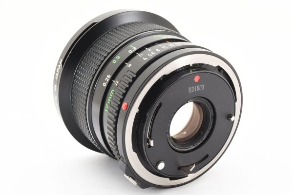 ADS3130★ 外観美品 ★ キヤノン CANON NEW FD 17mm F4_画像6