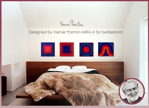 スーパーレア！MIRA-SQUARE ベルベット マルチ Verner Panton パントン 検)カッシーナ ハーマンミラー フロス ヤマギワ デンマーク 家具_画像8