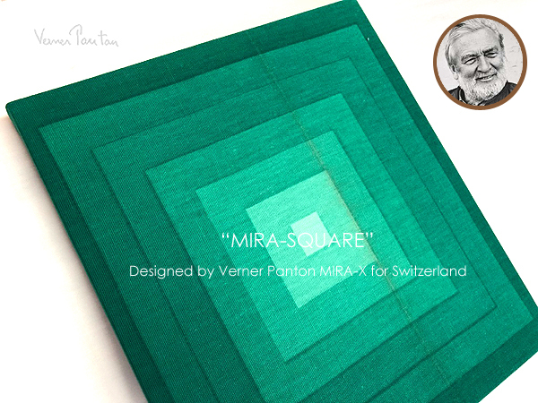 貴重なグリーングラデ Verner Panton パントン MIRA-SQUARE 貴重なグリーングラデ Verner Panton パントン MIRA-SQUARE