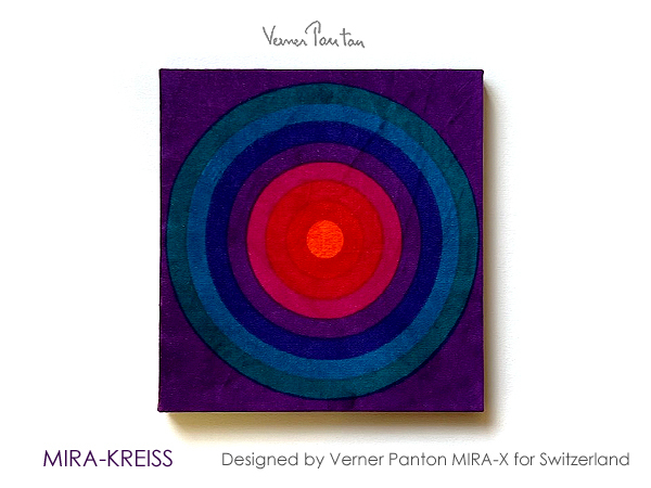 超レア!MIRA-KREISS ベルベット マルチ Verner Panton パントン 超レア!MIRA-KREISS ベルベット マルチ Verner Panton パントン