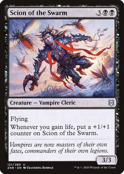 MTG ■黒/英語版■ 《群れの末裔/Scion of the Swarm》ゼンディカーの夜明け ZNR_画像1