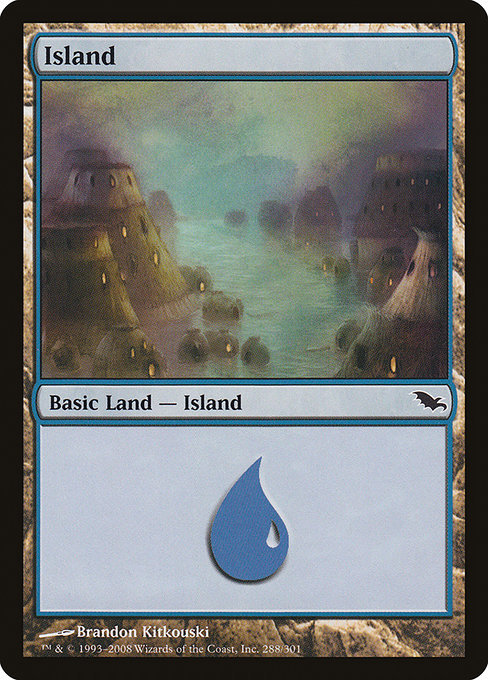 MTG ■土地/英語版■ 《島/Island》シャドウムーア SHM_画像1