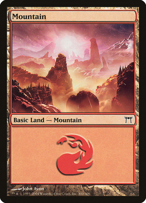 MTG ■土地/英語版■ 《山/Mountain》神河物語 CHK_画像1