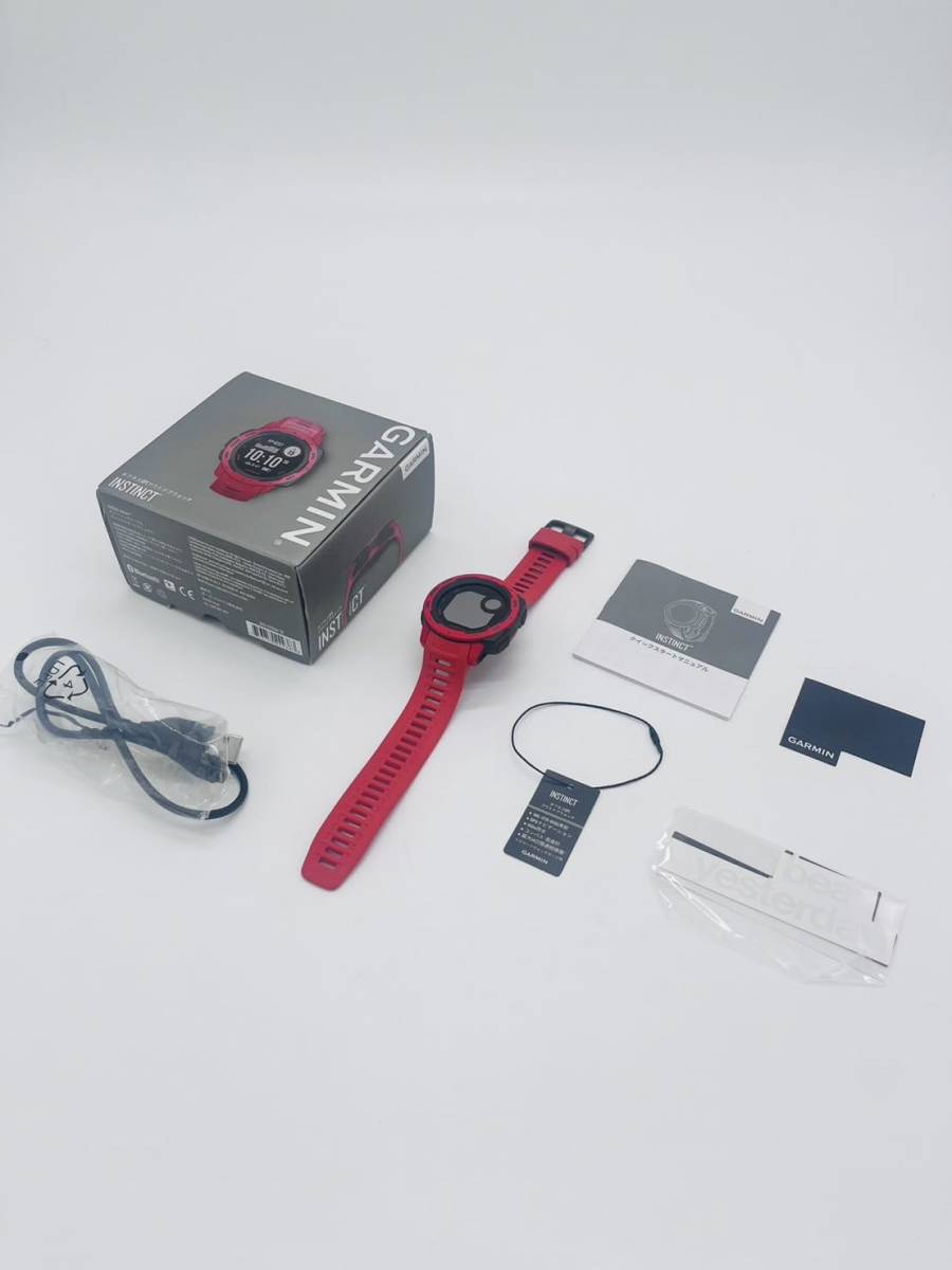 GARMIN(ガーミン) アウトドアウォッチ Instinct Flame Red 010-02064-32