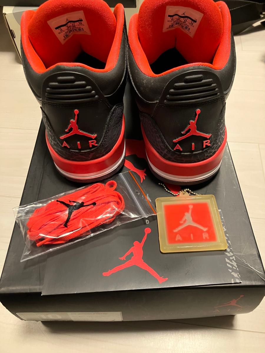 Nike Air Jordan 3 Retro "Crimson"ナイキ エアジョーダン3 レトロ "クリムゾン" 28cm