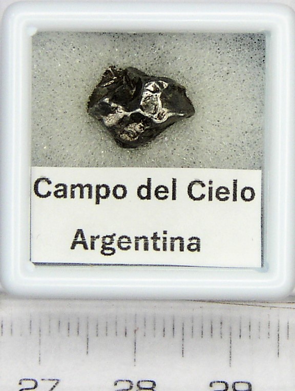 隕石 鉄隕石 カンポデルシエロ 資料付（Ｐ）の画像2