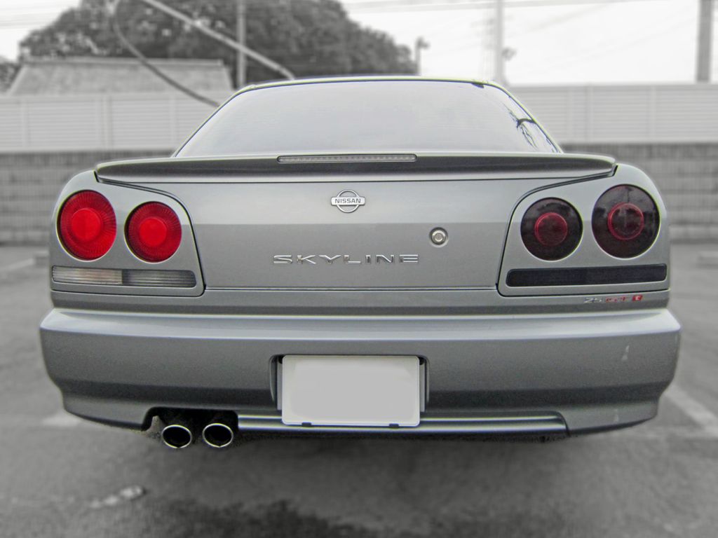 Tint+ 何度も貼れる スカイライン R34 セダン テールランプ スモークフィルム HR34/ENR34の画像4