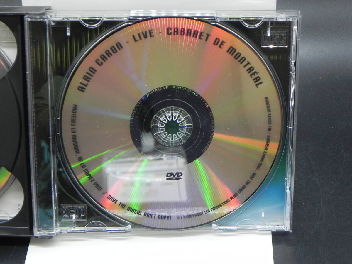 CD2枚組＋DVD1枚/ALAIN CARON LIVE CABARET DE MONTREAL LYR-6.240228の画像4