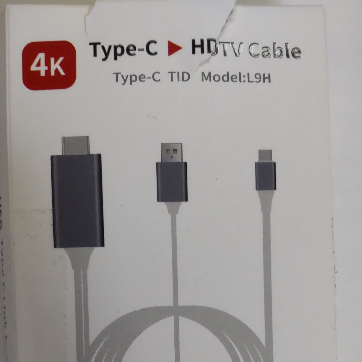 TypeC  To HDMI Adapter（４KTypeC　HDTV　Cabl For GALAXY S9 2.0M)