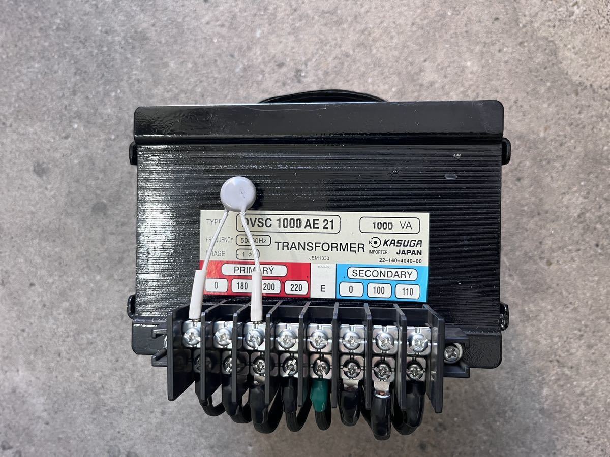 Yahoo!オークション - ダウントランス 200V→100V 型式 1000VA Yahoo!オークション - ダウントランス 200V→100V 型式 1000VA