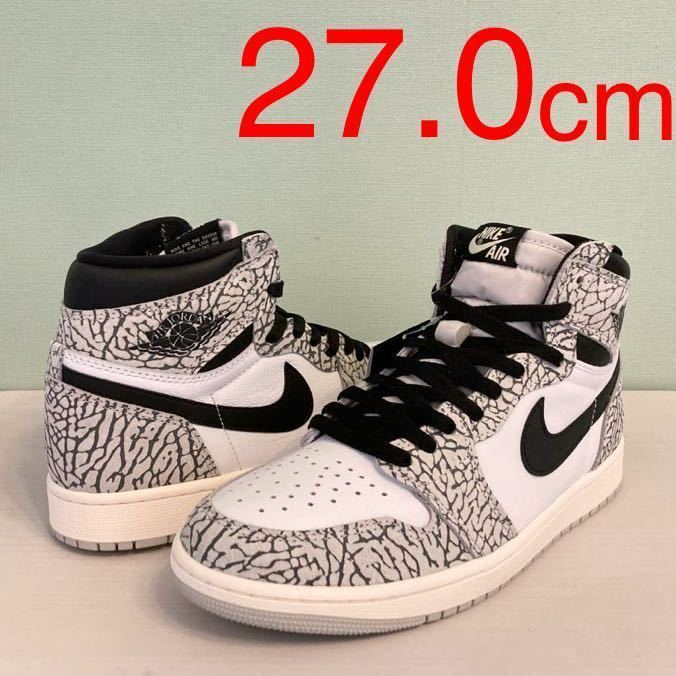 Nike Air Jordan 1 High OG White Cement 27.0cm ナイキ エアジョーダン1 ハイ OG ホワイト セメントus9_画像1