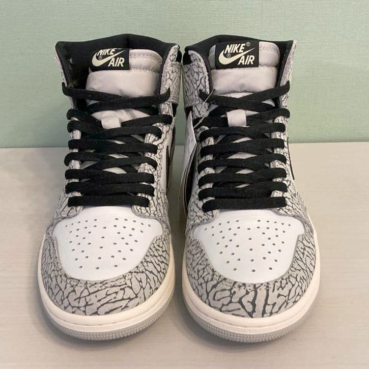 Nike Air Jordan 1 High OG White Cement 27.0cm ナイキ エアジョーダン1 ハイ OG ホワイト セメントus9_画像2
