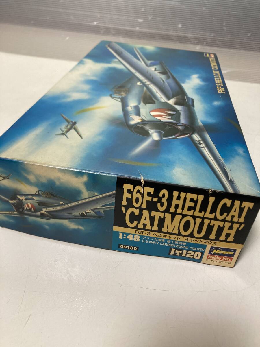 ハセガワ　F6F-3 ヘルキャット　キャットマウス　1：48 アメリカ海軍艦上戦闘機　プラモデル　_画像3