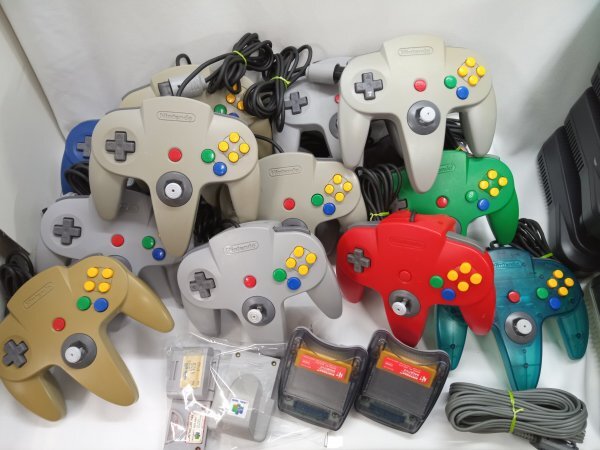 ジャンク ニンテンドー64 本体 コントローラー 周辺機器 N64 Nintendo64 まとめ 大量 セット　24022203_画像2