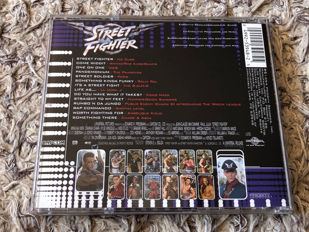 Street Fighter OST (US盤) P2 53948 /// Ice Cube , Ahmad , Ras Kass , Saafi , Nas , Pharcyde , Paris , Craig Mack ..._画像3
