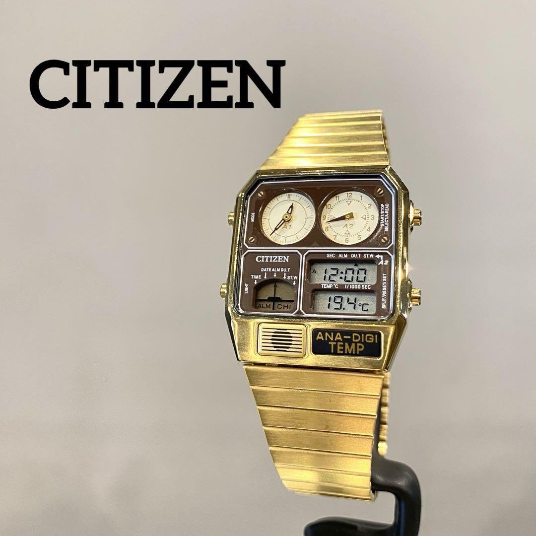 『CITIZEN』シチズン ANA-DIGI TEMP デジタル腕時計