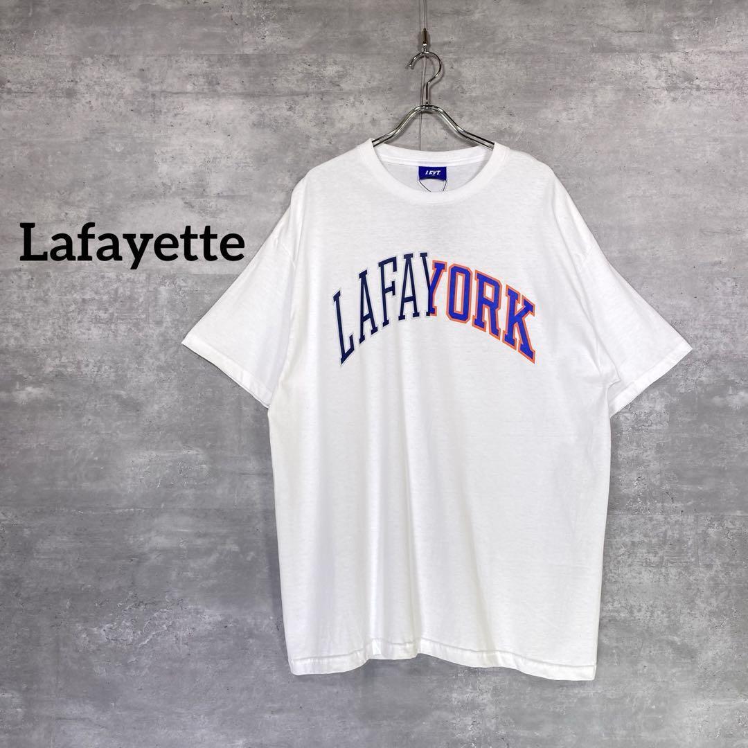 『Lafayette』ラファイエット (XL) プリント半袖Tシャツ