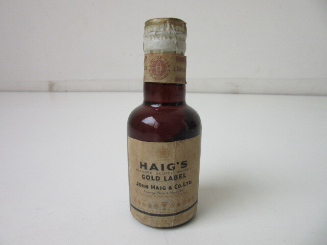 HAIG's GOLD LABEL JONH HAGI & CO.LTD ミニボトル 未開封 スコッチ ウイスキー//検索 スコットランド ティンキャップ SCOTCH WHISKY _画像1