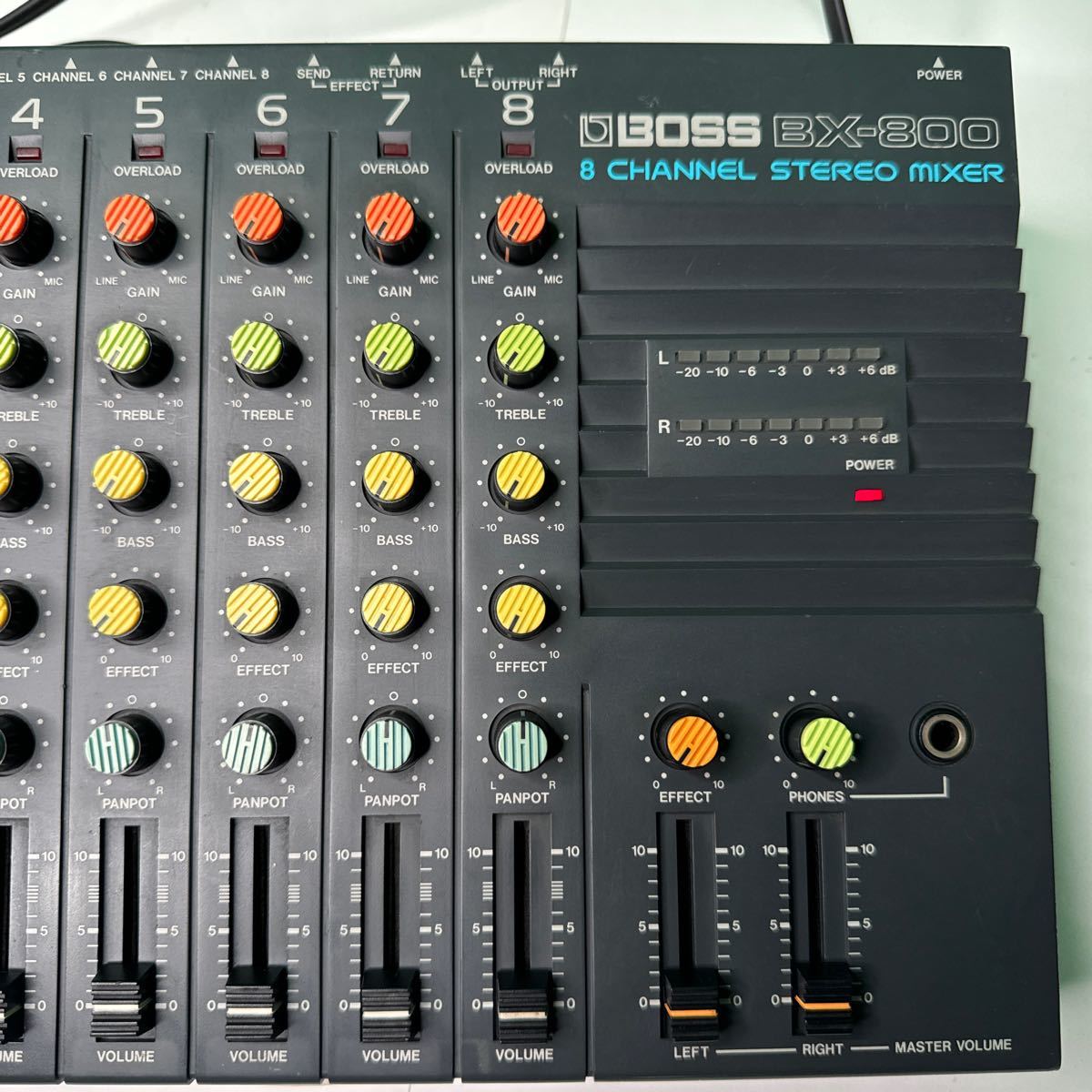 A130* BOSS ボス BX-800 8CHANNEL STEREO MIXER analog アナログミキサー 8チャンネル ステレオミキサー　_画像3