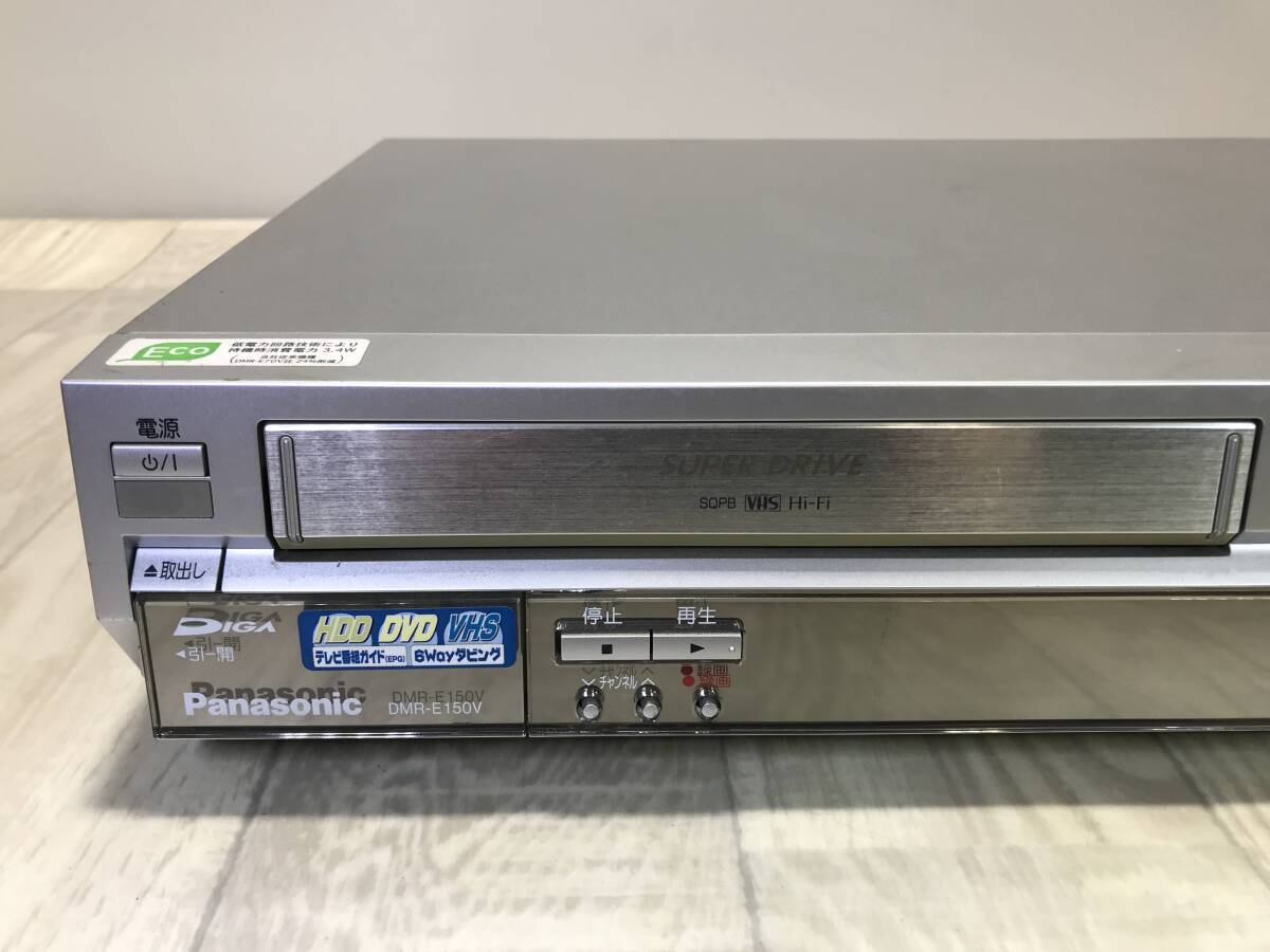 ☆ Panasonic VHS DVD HDD レコーダー 訳あり品 DMR-E150V 【 動作確認済/ 現状品 】 （PN-4B17） ☆_画像3