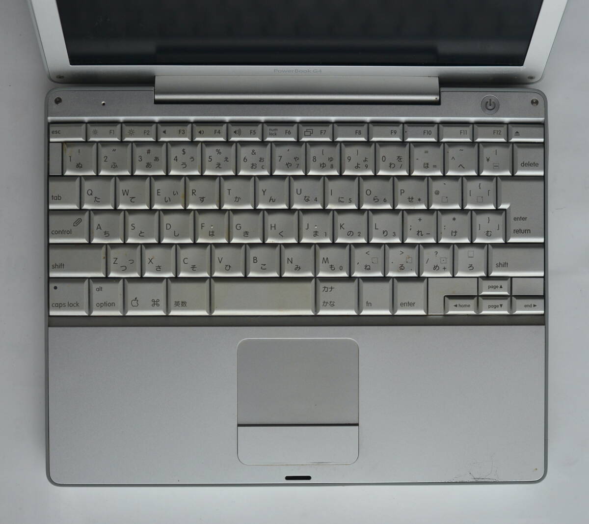 PowerBook G4 AL 12inch アルミニウム　1.33GHz 768MB/56G/BT/AM/SD OS9.2.2クラシック環境_画像5