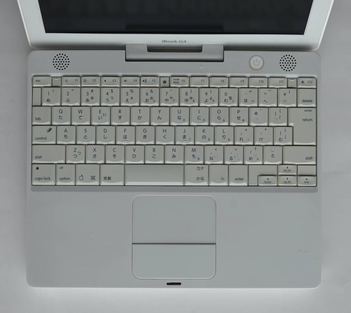 iBook G4 12inch 1.2GHz 768MB/56GB/AM/CW/ battery raw beautiful OSX10.4.11&0S9.2.2 classic environment 