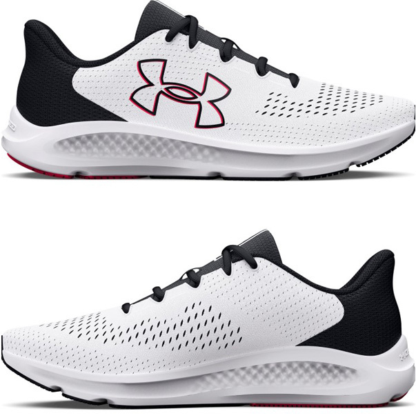 アンダーアーマー 新品！ UAチャージド パスート3ビックロゴ 26cmD 白 ランニング軽量スニーカー 送料無料UNDER ARMOUR_画像2