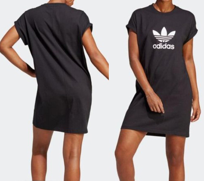 adidas новый товар! Adi цвет футболка One-piece M чёрный бесплатная доставка Roo z Fit 