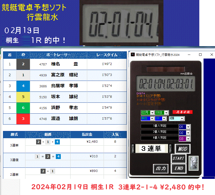 [ boat race calculator expectation soft _ line . dragon water 2024] soft 2024 year 02 month 19 day . raw 7R 3 ream single 6-4-1 \\135,320. middle!