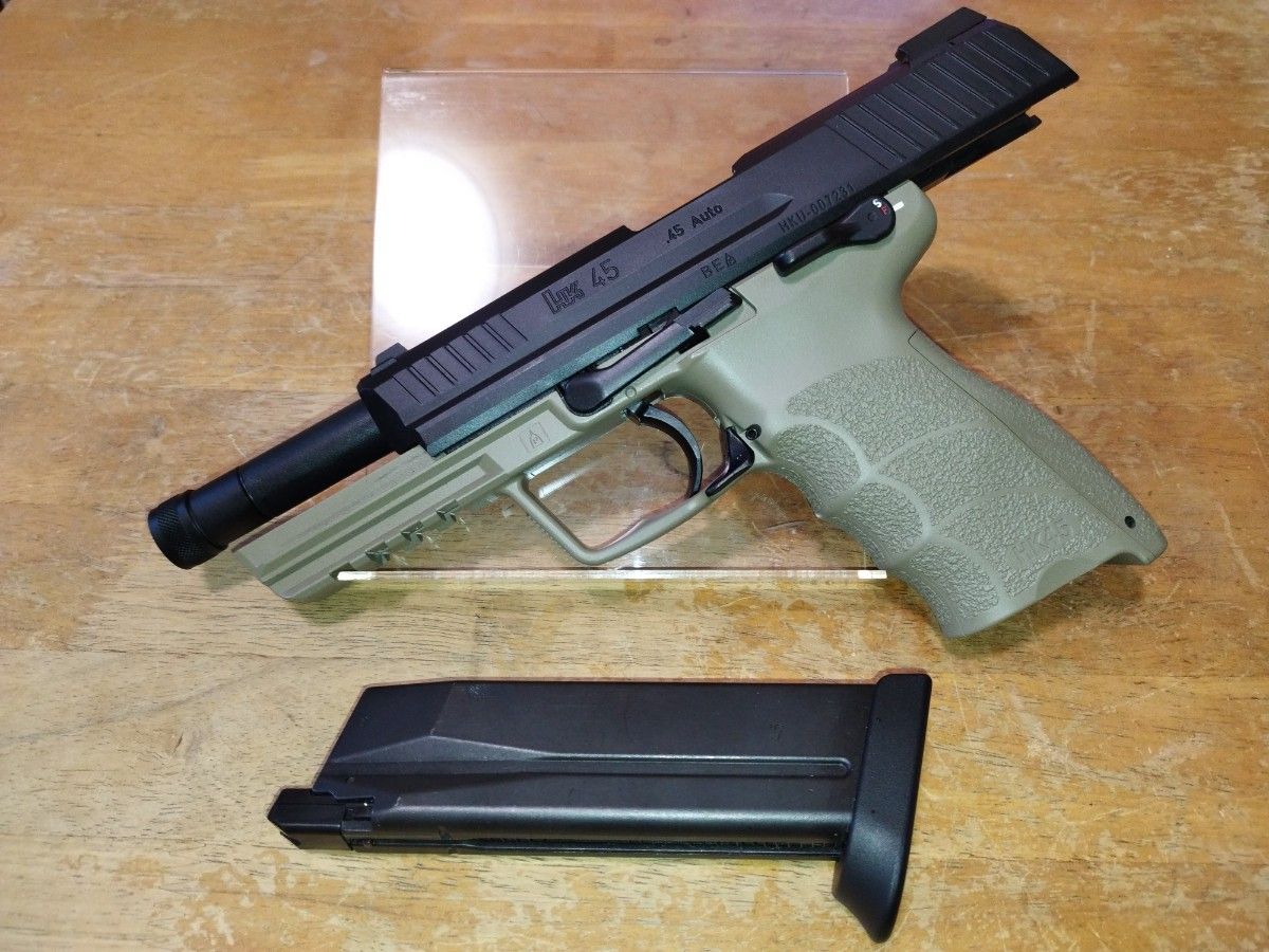 東京マルイ HK45タクティカル(TAN) ブローバックガスガン 対象年令18才