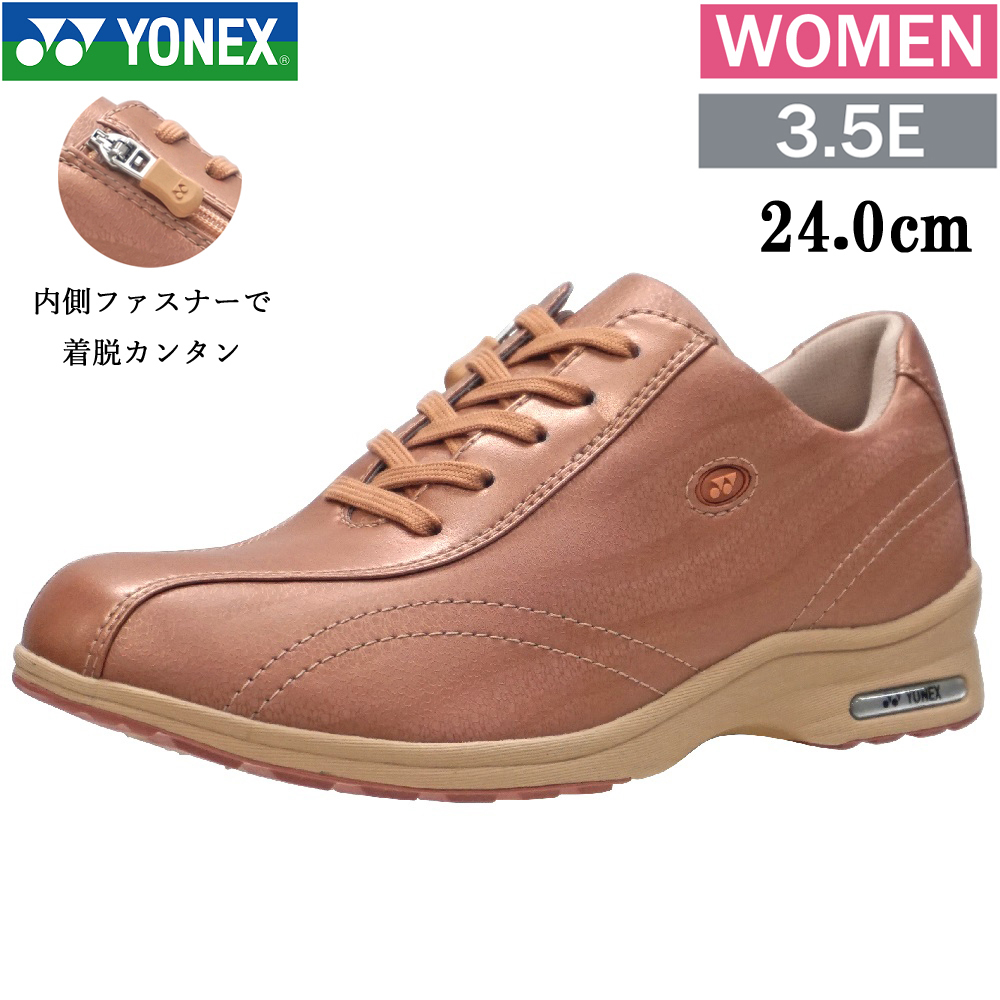L30F pearl coral 24.0cm Yonex walking shoes lady's shoes 3.5E YONEX power cushion SHWL30F fastener woman 1