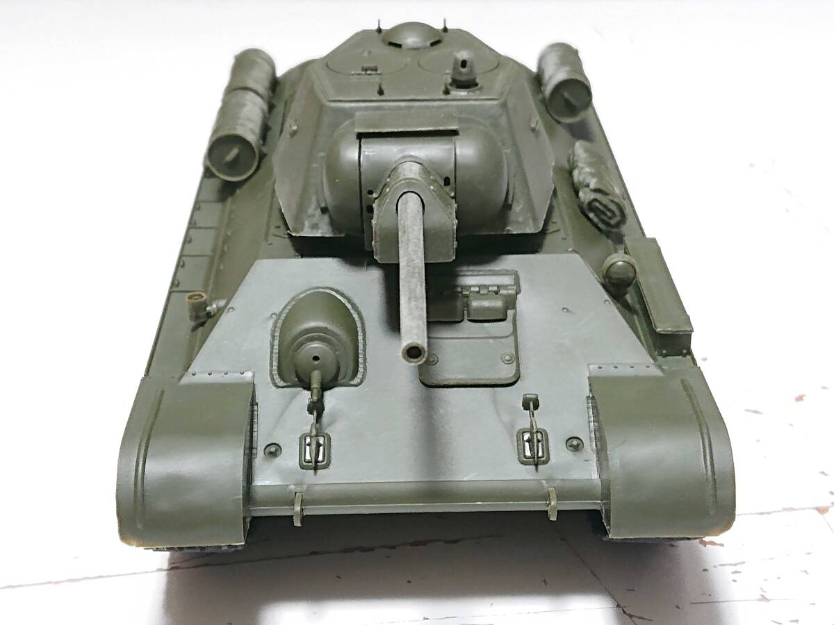 【1円スタート・ジャンク品】タミヤ 1/35 ミリタリーミニチュアシリーズ ソビエト戦車 T-34/76・KV-1C重戦車(2台セット)【オマケ付き】_画像4