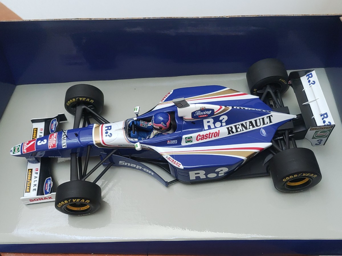 ☆新品美品！ PMA1/18 ウィリアムズ ルノー FW19 #3 J.ヴィルヌーヴ 1997年 ☆_画像6