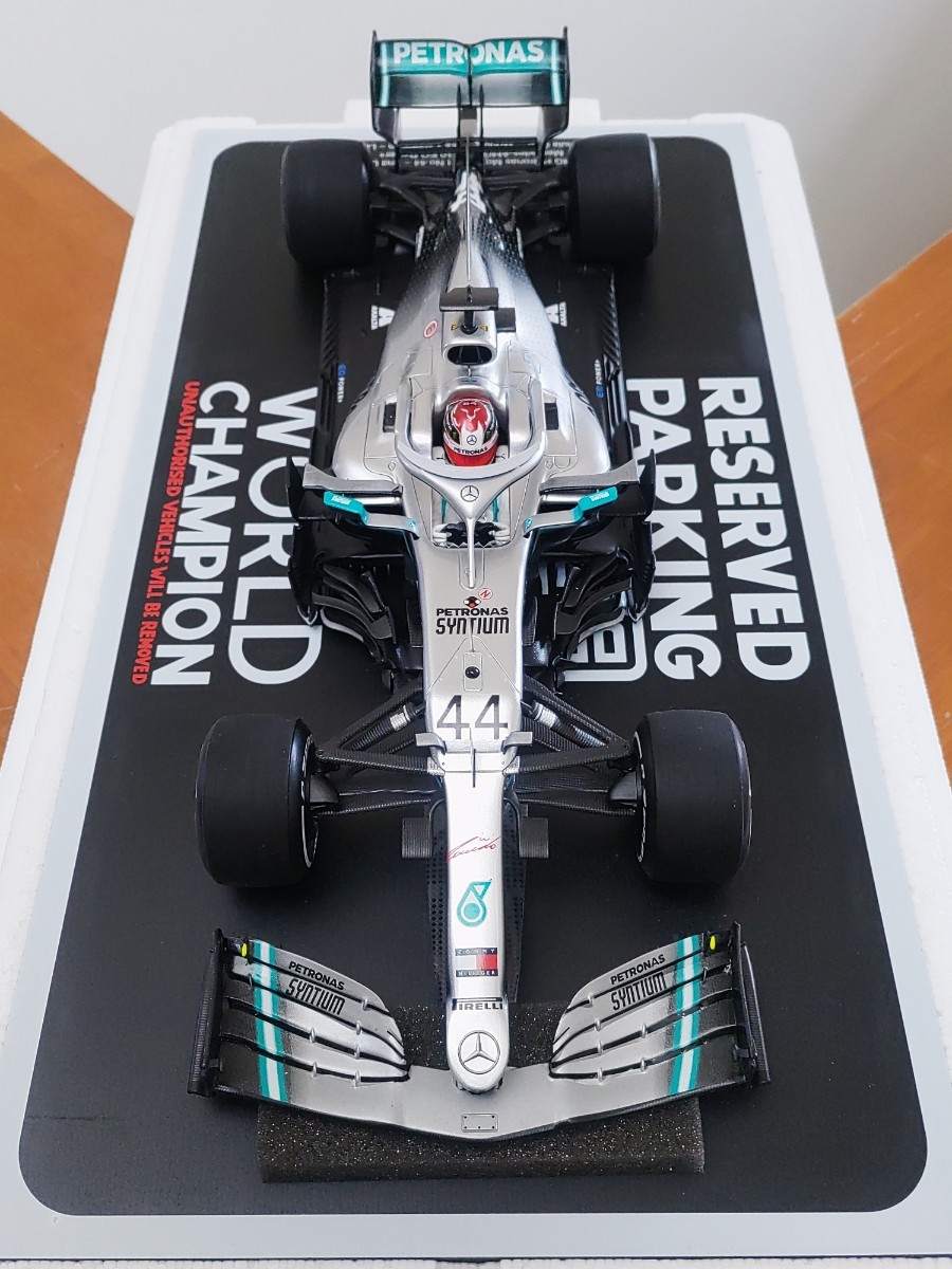 ☆1/18 スパーク メルセデス ルイス・ハミルトン アメリカGP Mercedes AMG Petronas W10 #44 2nd USA GP 2019 Lewis Hamilton ☆の画像2