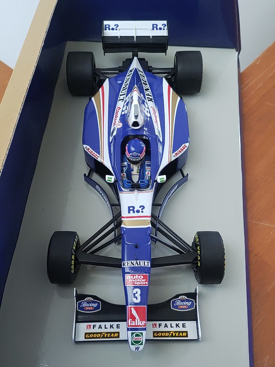 ☆新品美品！ PMA1/18 ウィリアムズ ルノー FW19 #3 J.ヴィルヌーヴ 1997年 ☆_画像7