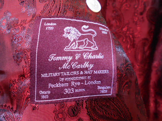 Tommy & Charlie McCarthy PECKHAM Rye-London ストライプ ジャケット ダブル 8ボタン HALFPENNY LONDON スーツ ドレス 卒業式 入学式_画像6